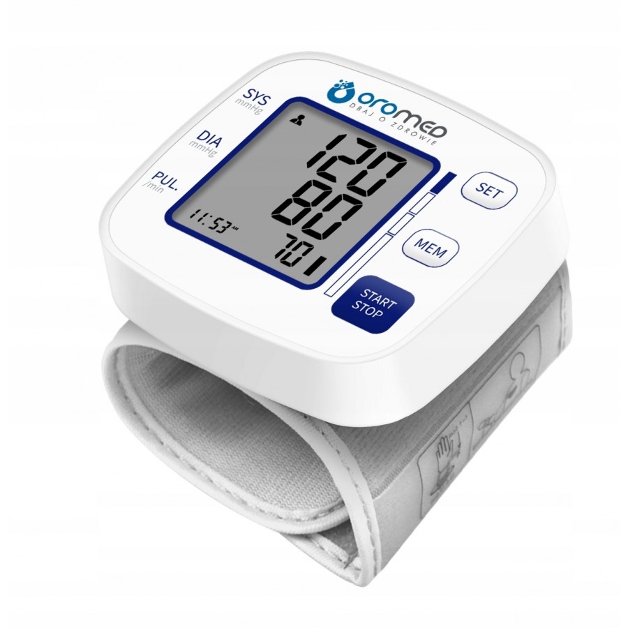 Oromed ORO-BP Smart Compact Wrist Blood Pressure Monitor-0