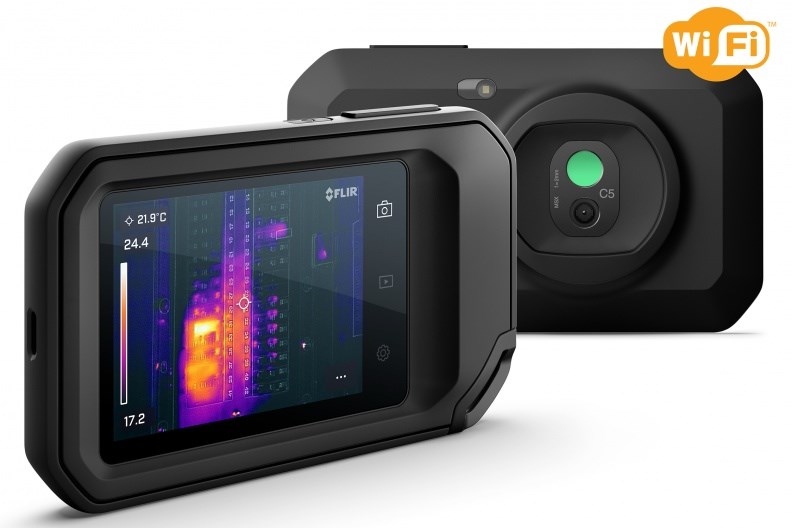 Termovizijska kamera FLIR C-5 (Crna, Ugrađeni zaslon, 160 x 120 piksela)-4