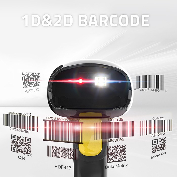 Bežični skener barkodova QOLTEC 50856 (1D 2D, 2.4GHz)-2