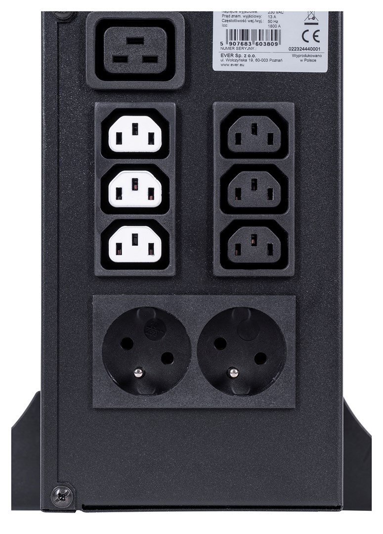UPS Ever SINLINE RT XL 3000 (Line-Interactive, 3 kVA, 3000 W, 9 AC utičnica, AVR)-7