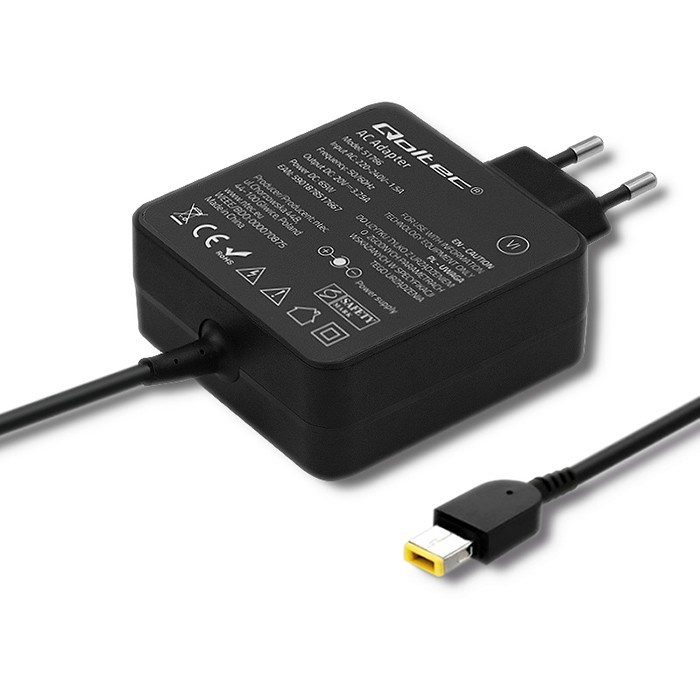 Napajanje za Lenovo QOLTEC 51766 (65W, 20V, 3.25A, Slim tip+pin)-6