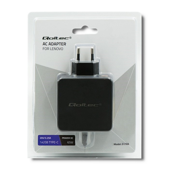 Napajanje za Lenovo QOLTEC 51766 (65W, 20V, 3.25A, Slim tip+pin)-8