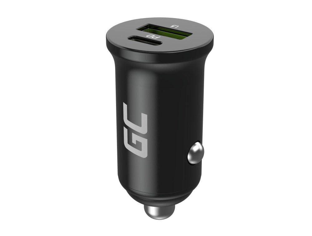 USB Punjač GREEN CELL GC CADM-GC-38AC (38W, 1x USB-C, USB-A, crna, za mobitel, tablet, pametni sat, prijenosni zvučnik, power bank)-2