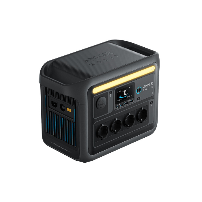 Prijenosna elektrana ANKER Solix C1000X (1800 W, 12.9 kg, Crna)-1