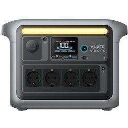 Prijenosna elektrana ANKER Solix C1000X (1800 W, 12.9 kg, Crna)-5