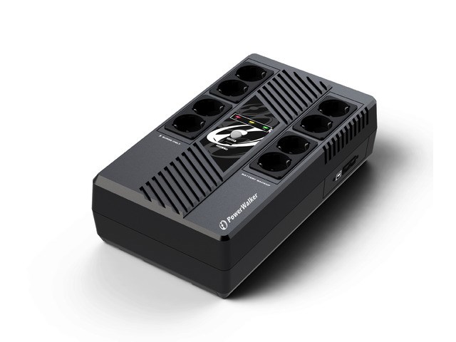 Prekidač napajanja, POWER WALKER, VI 1000 MS FR Line-Interactive (1000 VA, 600 W, 8 AC izlaza)-3