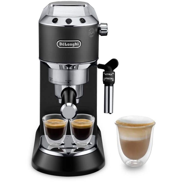 Aparat za kavu DE'LONGHI Dedica Style EC 685.BK (15 bar, 1,1 l, 1300 W, crni)-0