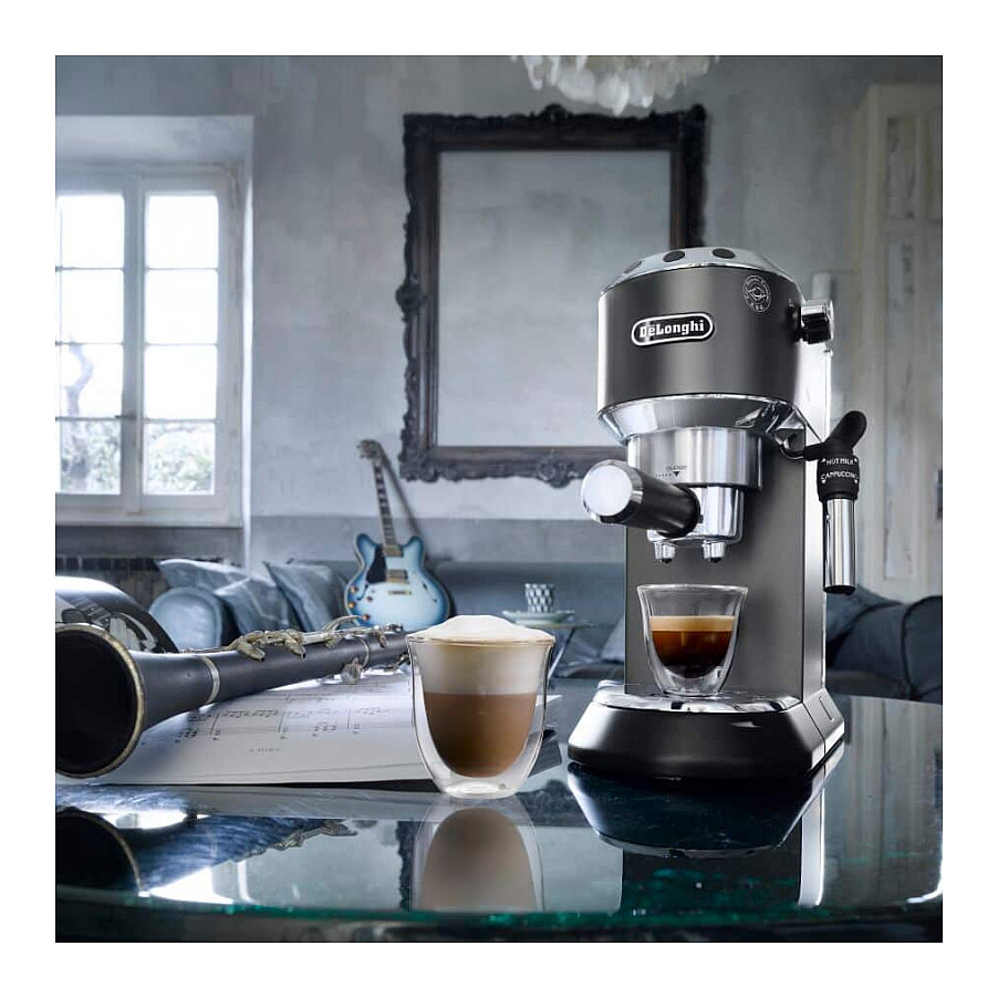 Aparat za kavu DE'LONGHI Dedica Style EC 685.BK (15 bar, 1,1 l, 1300 W, crni)-5