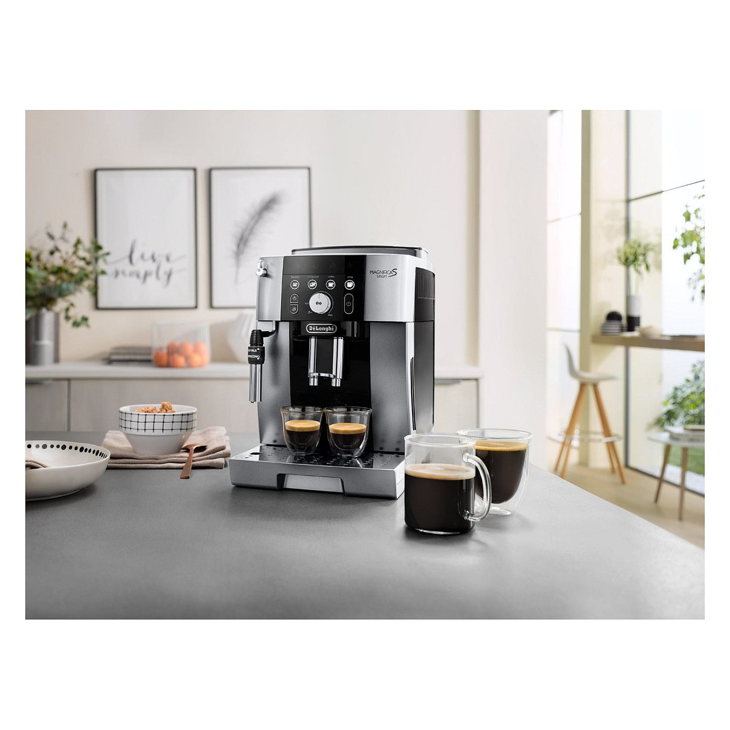 Aparat za kavu DE’LONGHI Magnifica S Smart ECAM 250.23.SB (1,8 l, 1450 W, 15 bar, srebrno-crni)-4