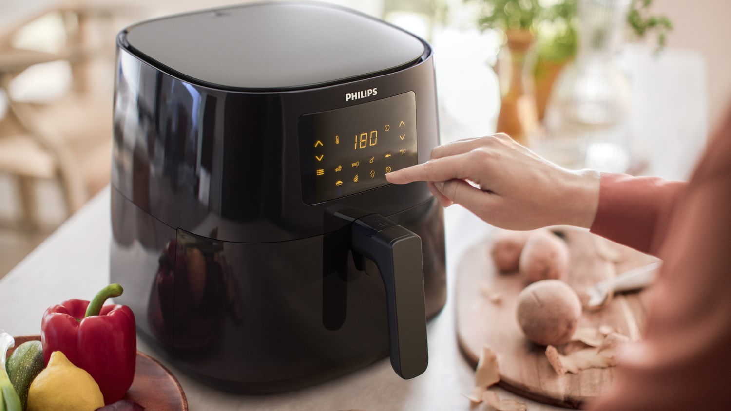 Friteza PHILIPS HD9270/90 (crna, samostojeća, 6.2 L, 2000 W, tehnologija vrućeg zraka)-6