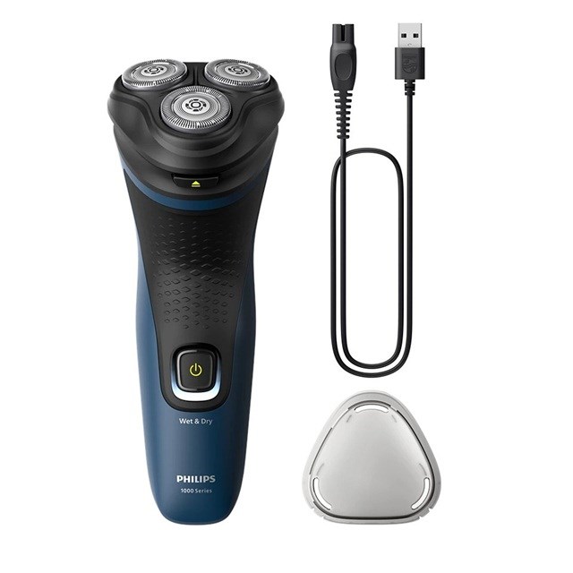 Philips S1151/00 men's shaver Rotation shaver Trimmer Black, Blue-1