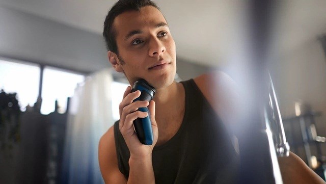 Philips S1151/00 men's shaver Rotation shaver Trimmer Black, Blue-3
