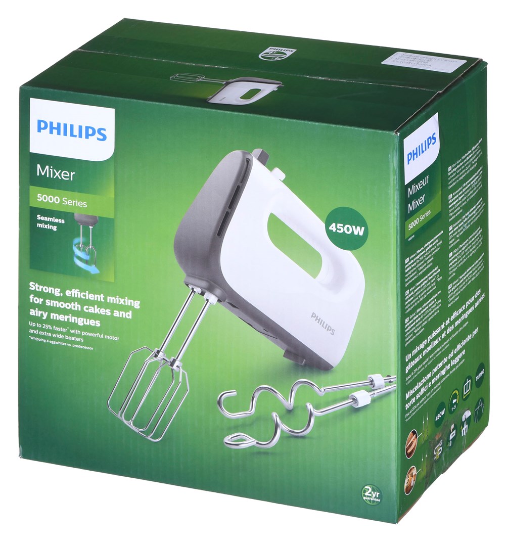 Ručni mikser Philips 5000 series HR3741/00 450 W bijeli-8