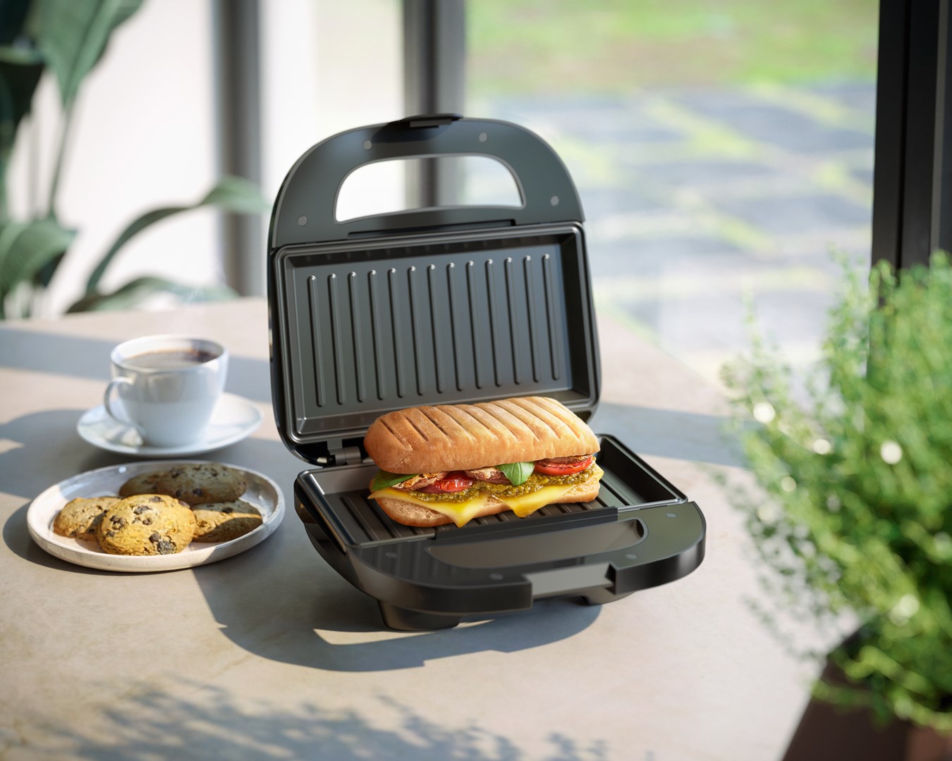 Philips 3000 series HD2330/90 sandwich maker 750 W Black-3