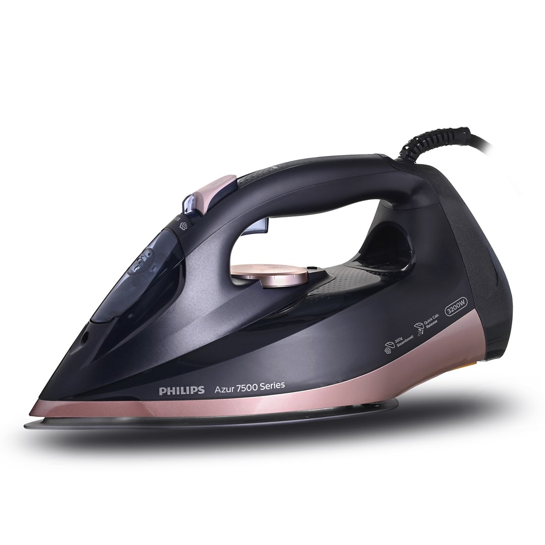 Parno glačalo PHILIPS Azur 7500 Series DST7510/80 (3200W, 260g/min udar pare, SteamGlide Elite)-0