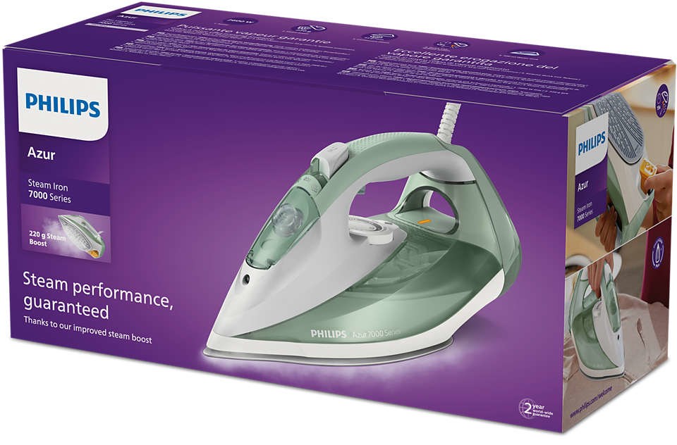 Parni glačalo PHILIPS 7000 series DST7012/70 2600 W (SteamGlide Plus, 0.3 L, 220 g/min)-5