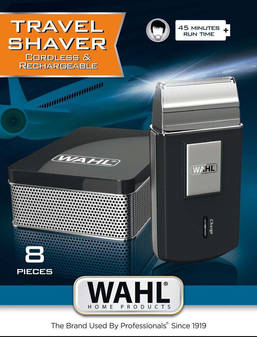 Wahl 3615-1016 muški brijač – Folijski brijač i trimer, crno-srebrni-2