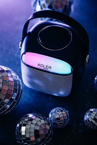 Karaoke zvučnik s mikrofonom ADLER AD 1199 (Bluetooth, USB, AUX) crni-11