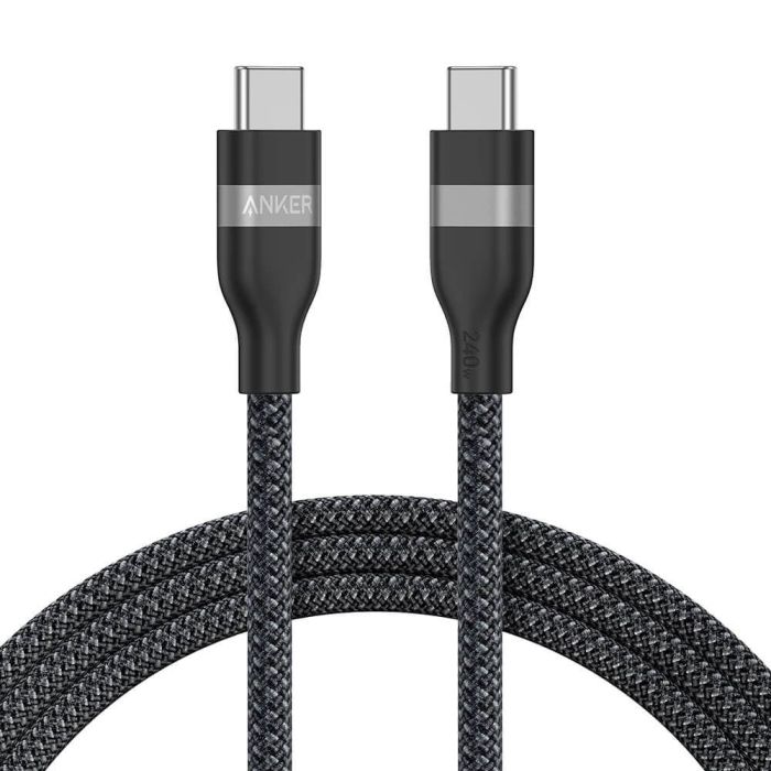 USB-C kabel ANKER A82E2 (Dužina 0.9 m, Brzo punjenje, USB Power Delivery do 240 W, Crna)-0