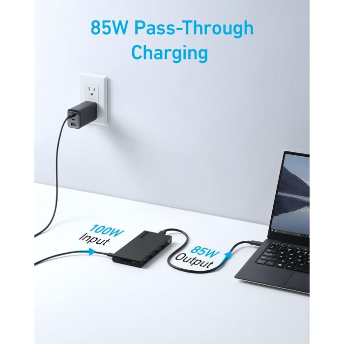 USB-C hub ANKER 364 (10-u-1, Dual 4K HDMI, Ethernet, SD, crni)-1
