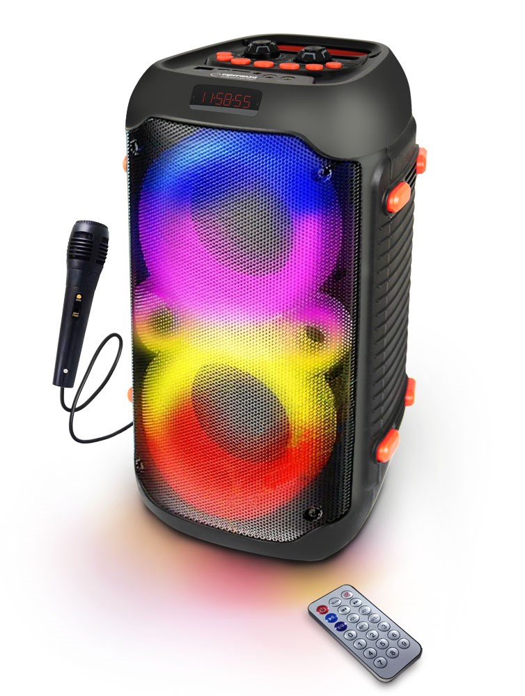 Party zvučnik Esperanza EP156 (20W, Bluetooth, karaoke, USB, LED osvjetljenje)-0