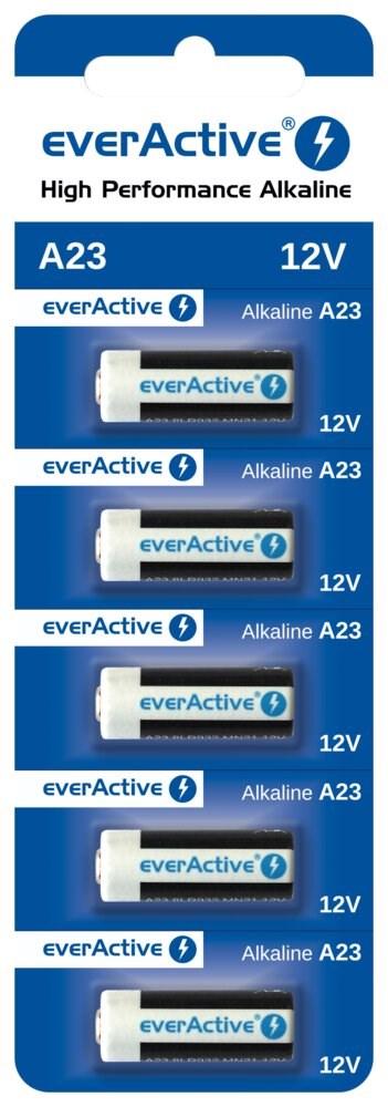 Alkalne baterije everActive A23 12V - blister 5 kom-0