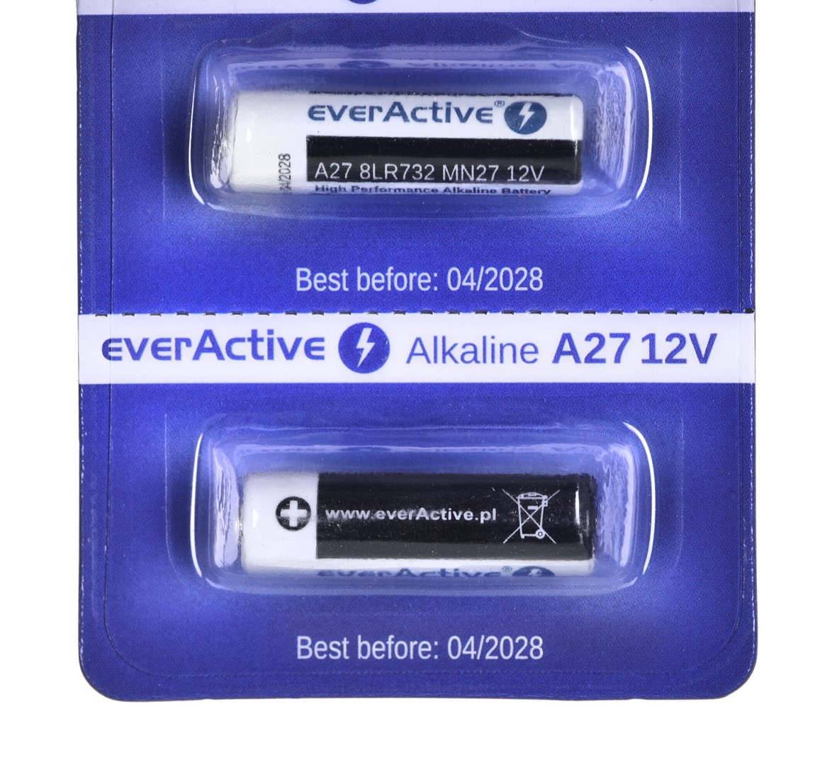 5 x alkaline batteries everActive 27A 12V- blister 5 pcs.-2