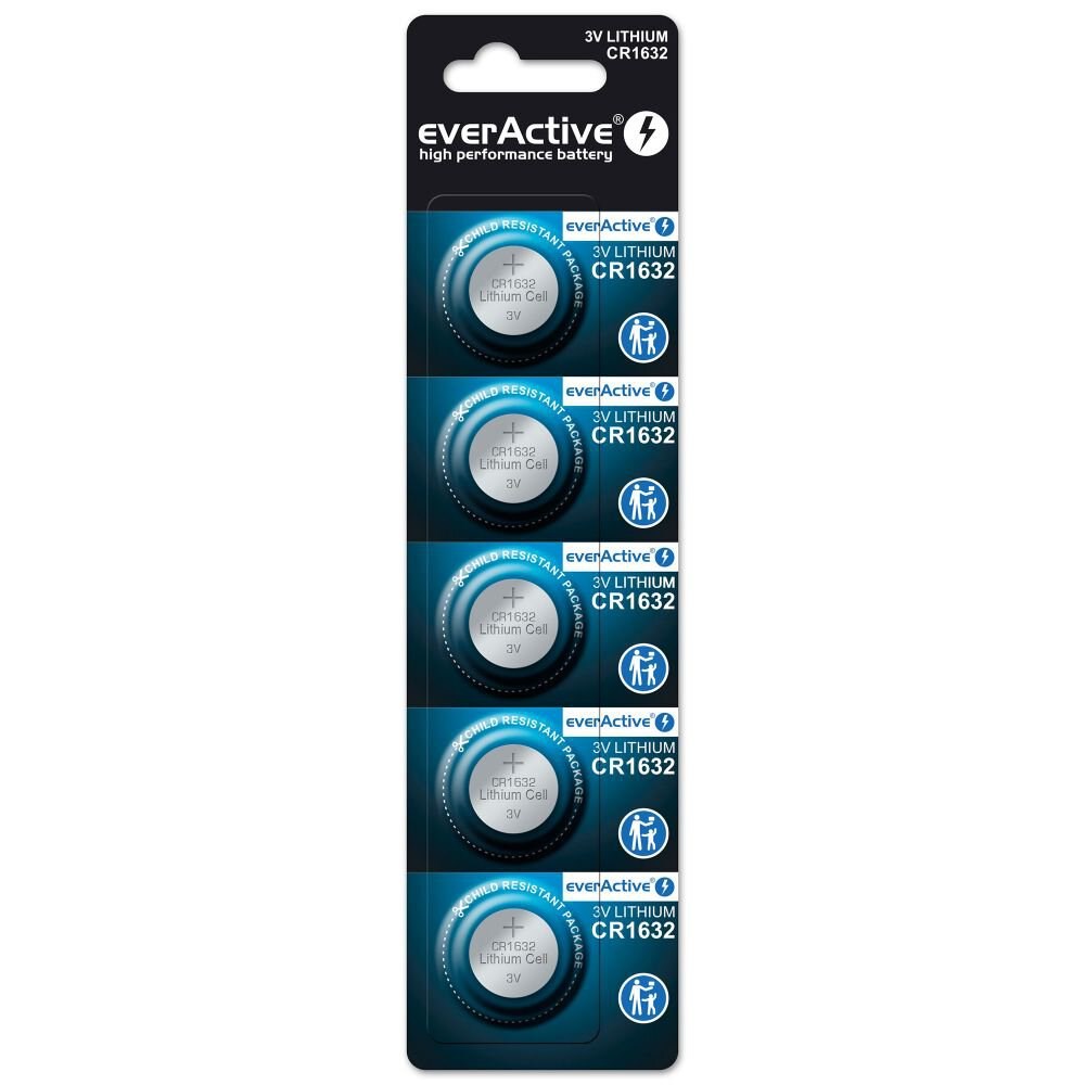 Lithium battery mini everActive CR1632 5 pcs.-0