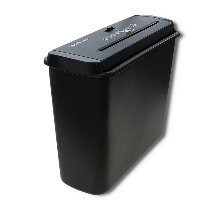 Qoltec 50320 paper shredder Strip shredding 72 dB 22 cm Black-0