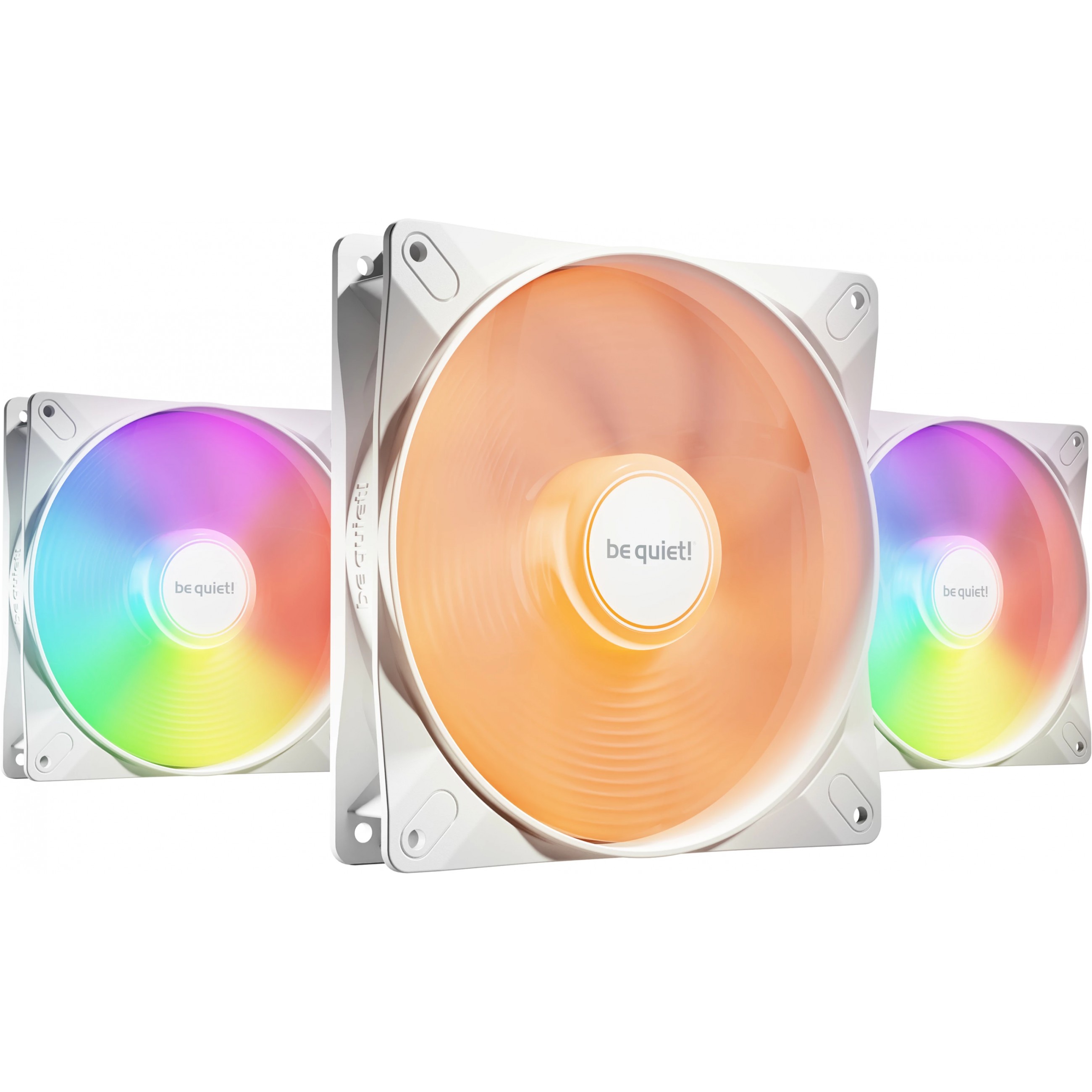 Ventilatori za računalno kućište BE QUIET! LIGHT WINGS LX 140mm PWM 3-Pack White (14 cm, 1200 RPM, 56 cfm, bijeli, LED osvjetljenje)-0