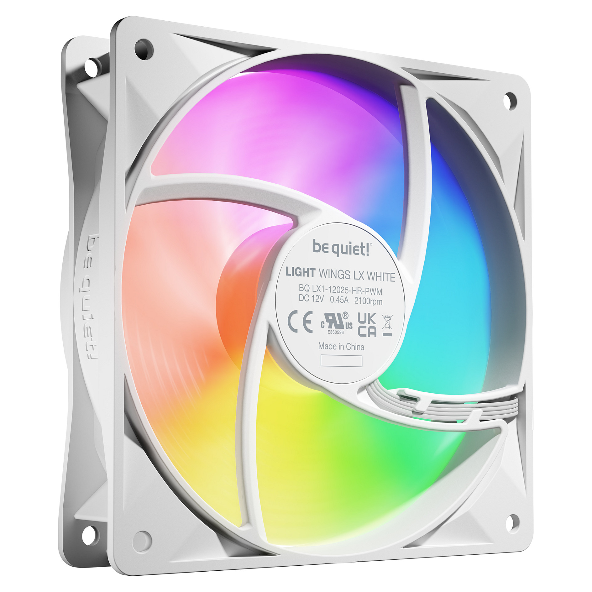 Ventilator BE QUIET! LIGHT WINGS LX 120mm (12 cm, 2100 RPM, 30.9 dB, 3 fan(s))-4