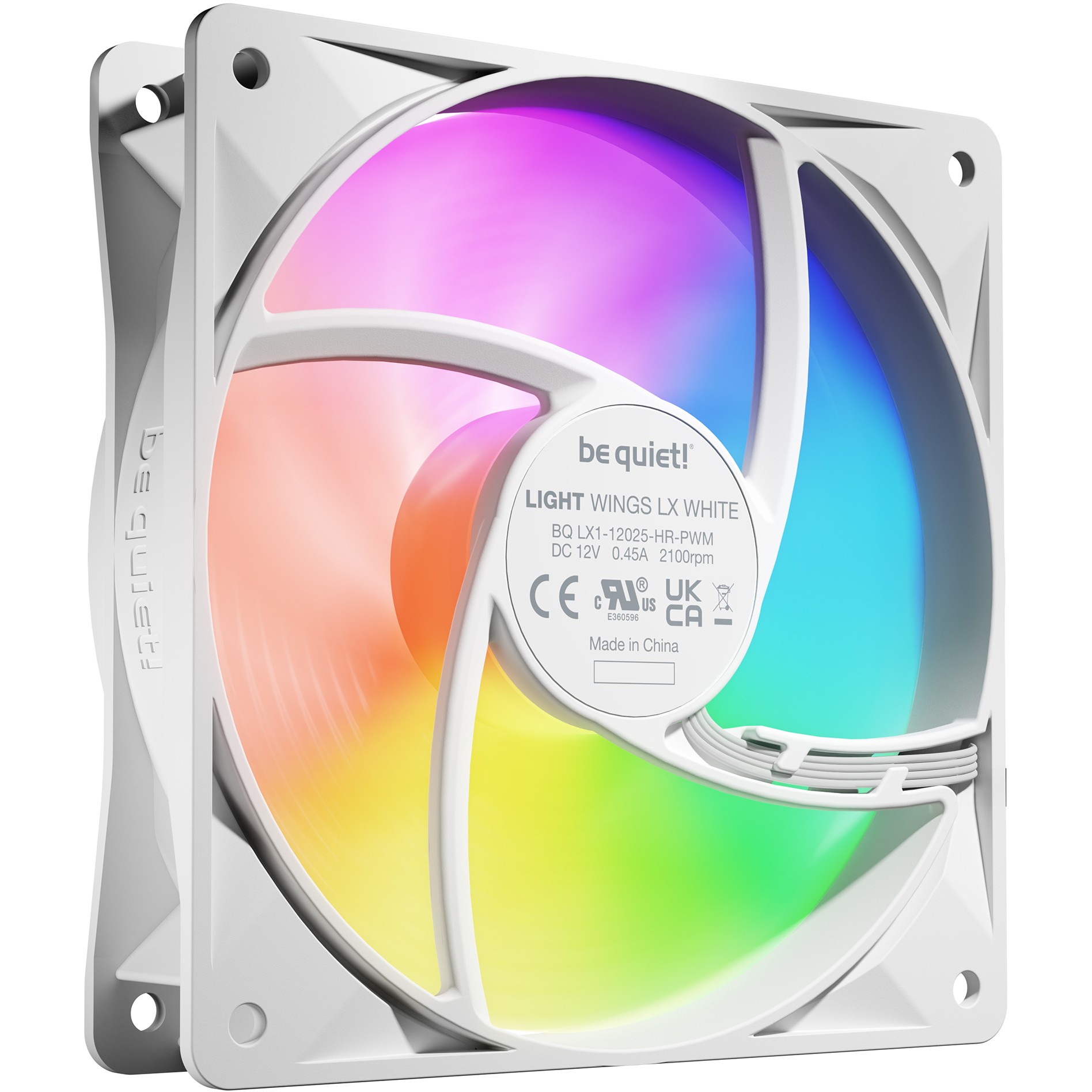 Ventilator BE QUIET! LIGHT WINGS LX 120mm (12 cm, 2100 RPM, 30.9 dB, 3 fan(s))-2