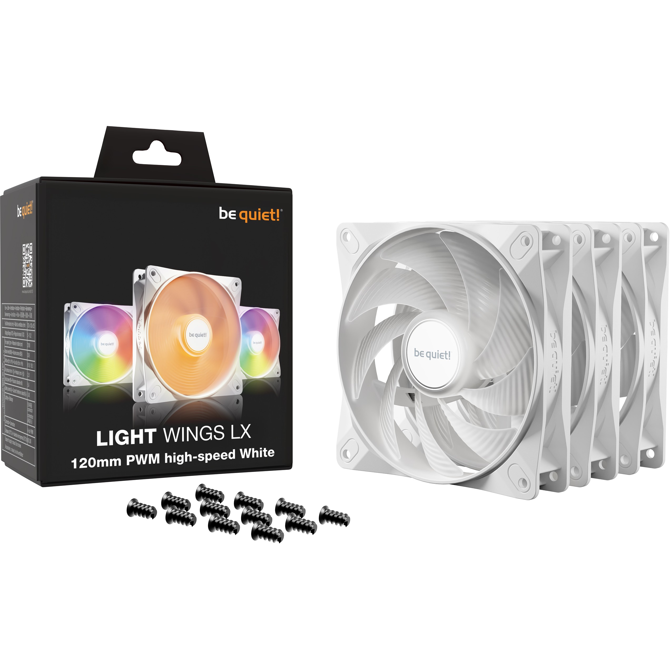 Ventilator BE QUIET! LIGHT WINGS LX 120mm (12 cm, 2100 RPM, 30.9 dB, 3 fan(s))-3