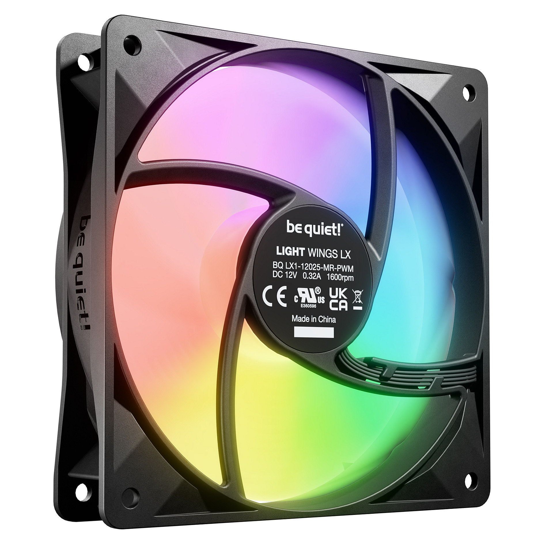Ventilator BE QUIET! LIGHT WINGS LX 120mm (12 cm, 1600 RPM, 3 kom)-4