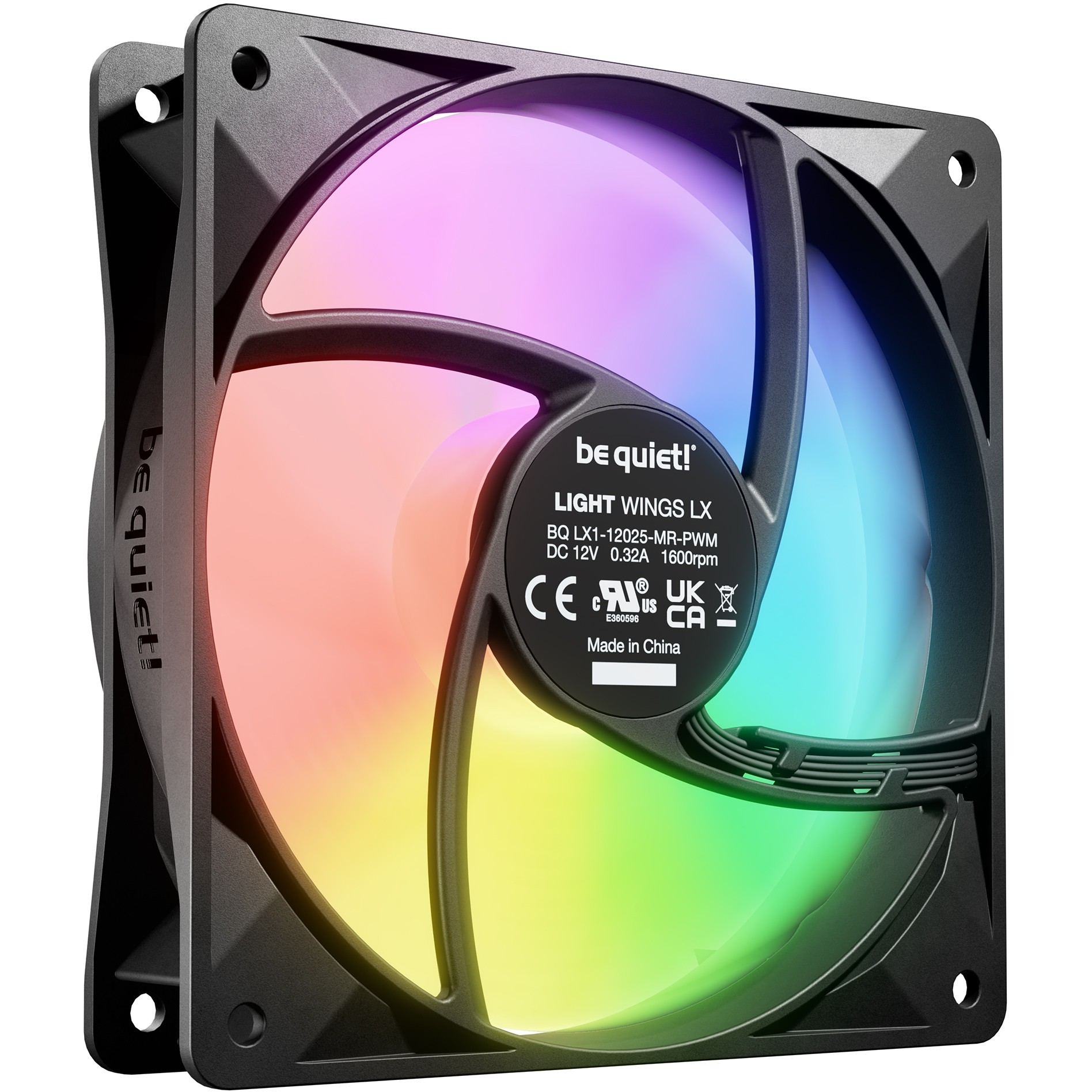 Ventilator BE QUIET! LIGHT WINGS LX 120mm (12 cm, 1600 RPM, 3 kom)-2