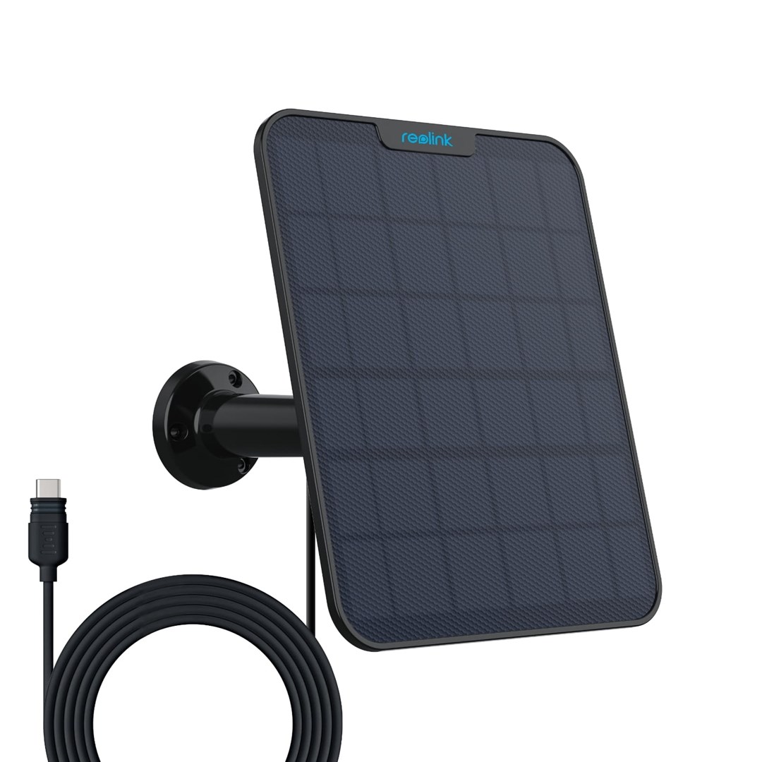 Solarni panel REOLINK Solar Panel 2 za nadzorne kamere REOLINK (6W, TYPE-C, crni)-0