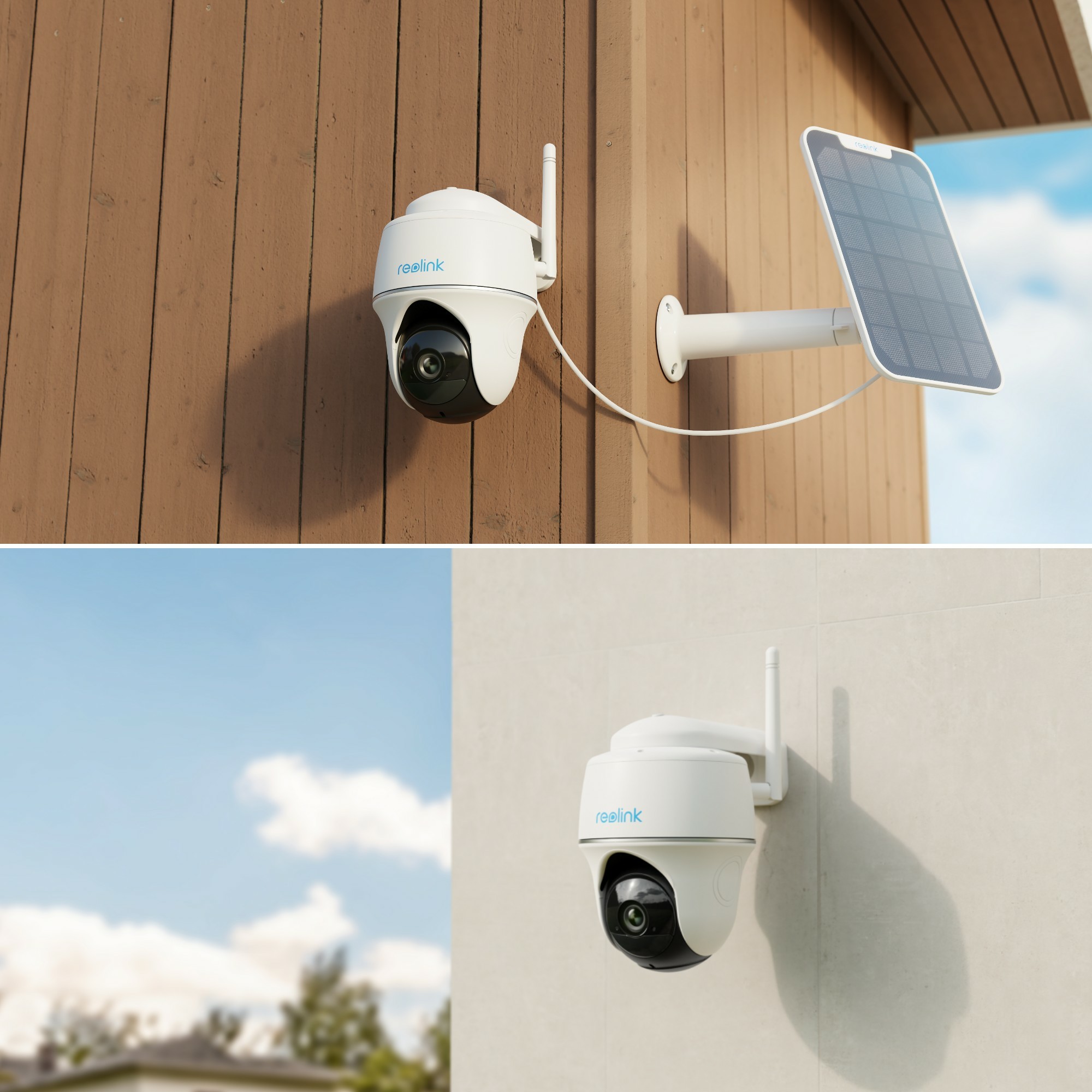 Nadzorna kamera REOLINK Argus Series B420 (IP Dome, 3MP, PT, IR, WiFi, vanjska/unutarnja, baterijska/solarna/USB)-1