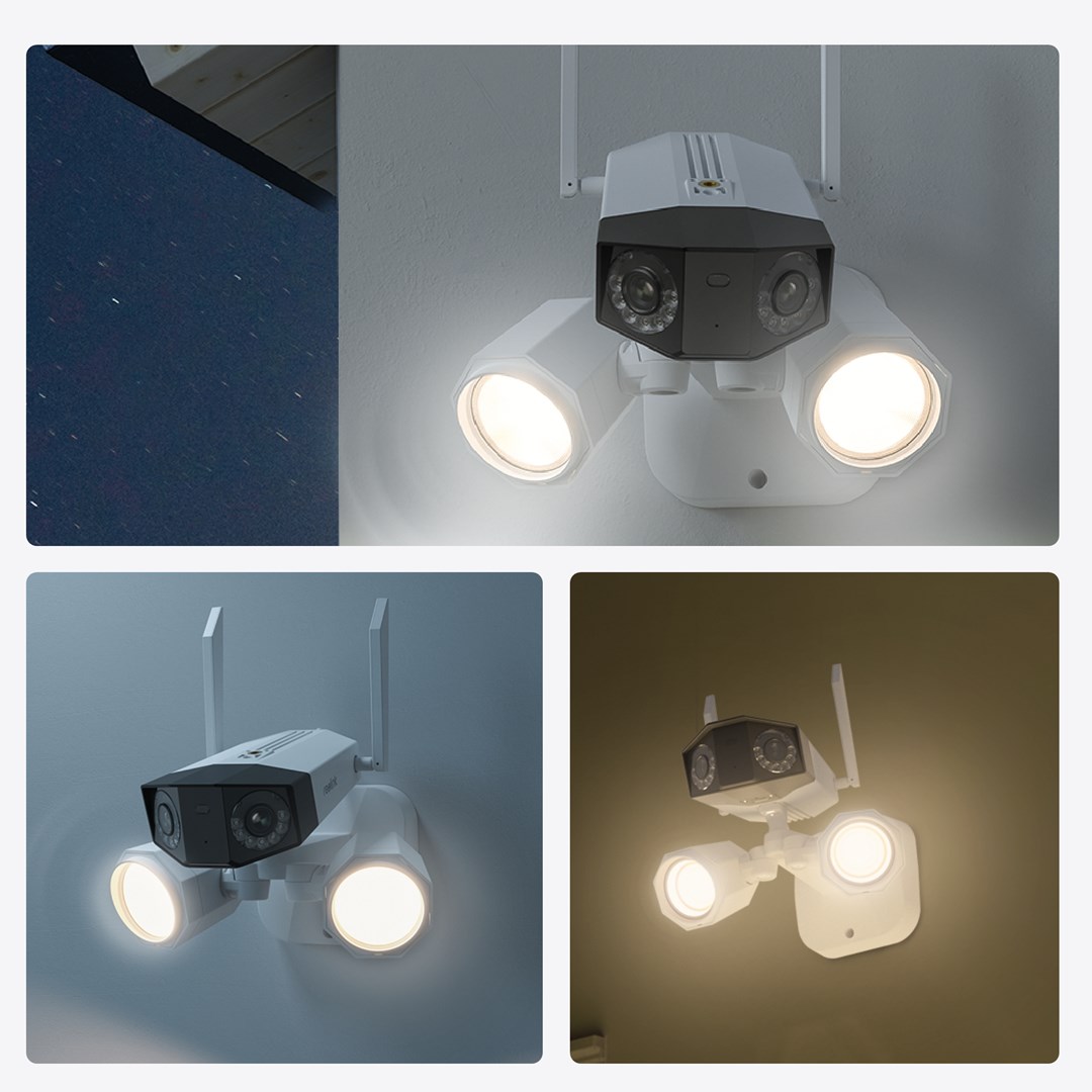 Nadzorna kamera REOLINK Floodlight Duo Series F750W 2K (IP Panoramic, 4MP, IR, Dual Lens, WiFi, vanjska, žična i bežična)-1