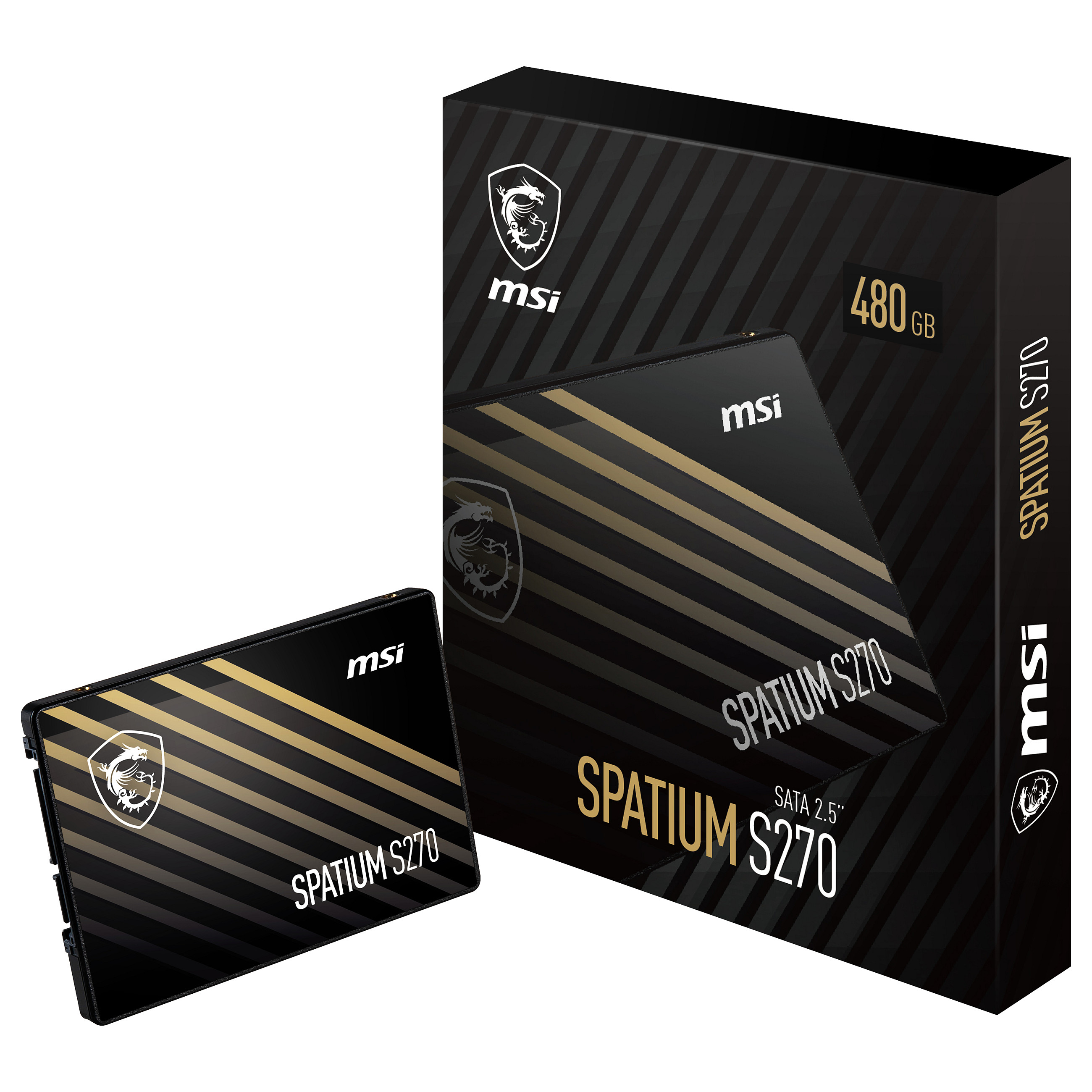 SSD MSI SPATIUM S270 SATA 2.5 480 GB 2.5" Serial ATA III 3D NAND-4