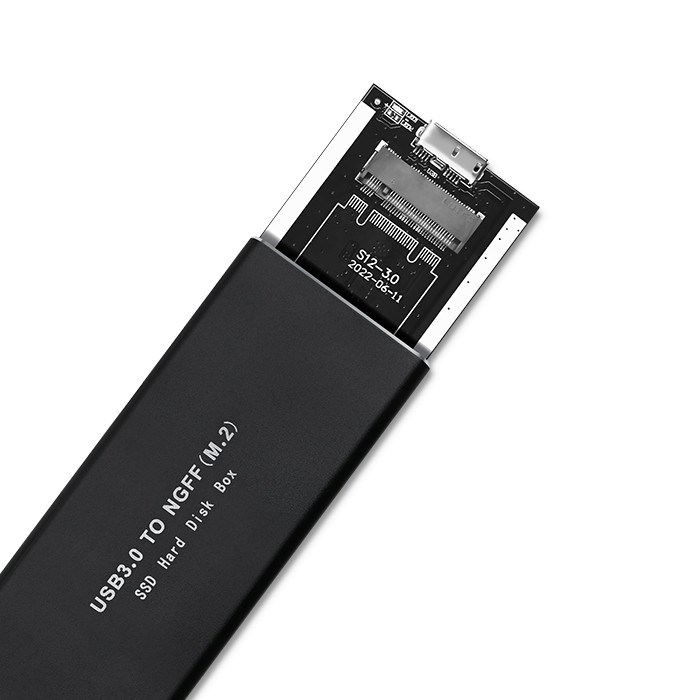 Qoltec 51854 Hard drive Enclosure M.2 SATA SSD NGFF | USB 3.0-2