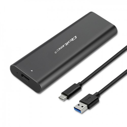 SSD kućište QOLTEC 50312 M.2 crno-1