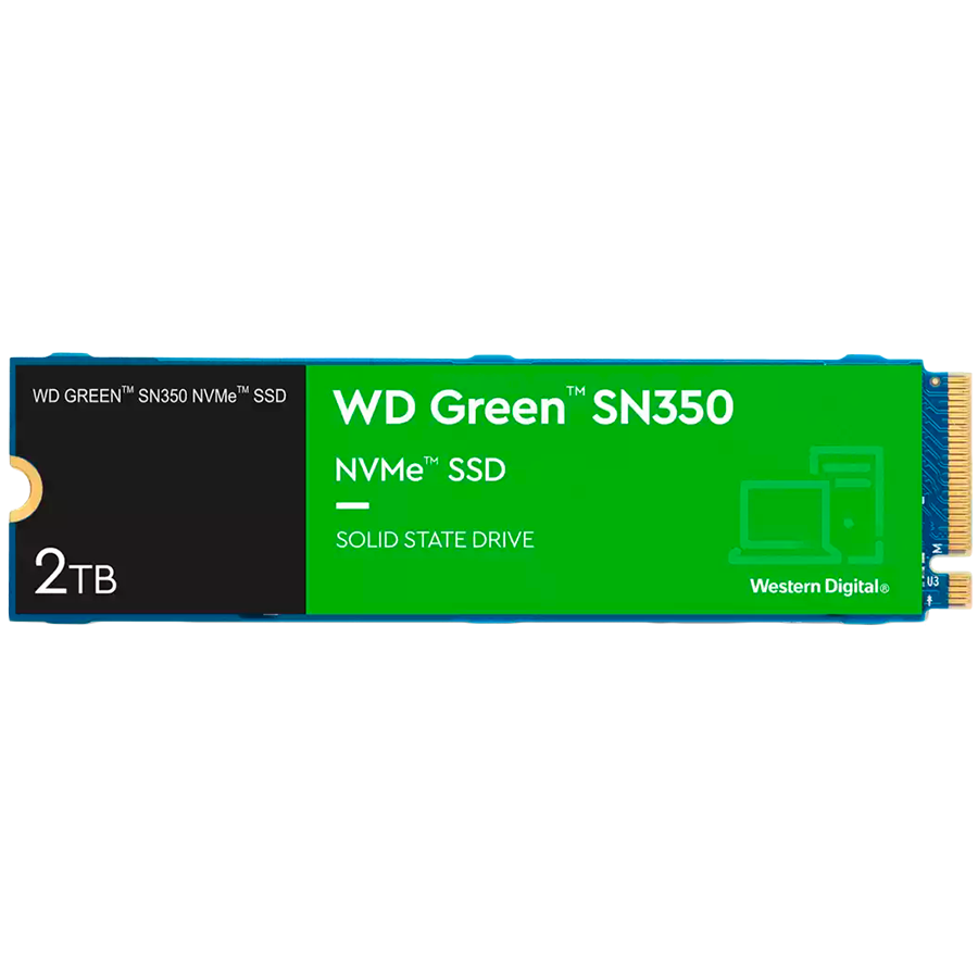 SSD WESTERN DIGITAL Green WDS200T3G0C (2 TB, M.2, PCI Express, QLC, 3200 MB/s, 3000 MB/s)-1