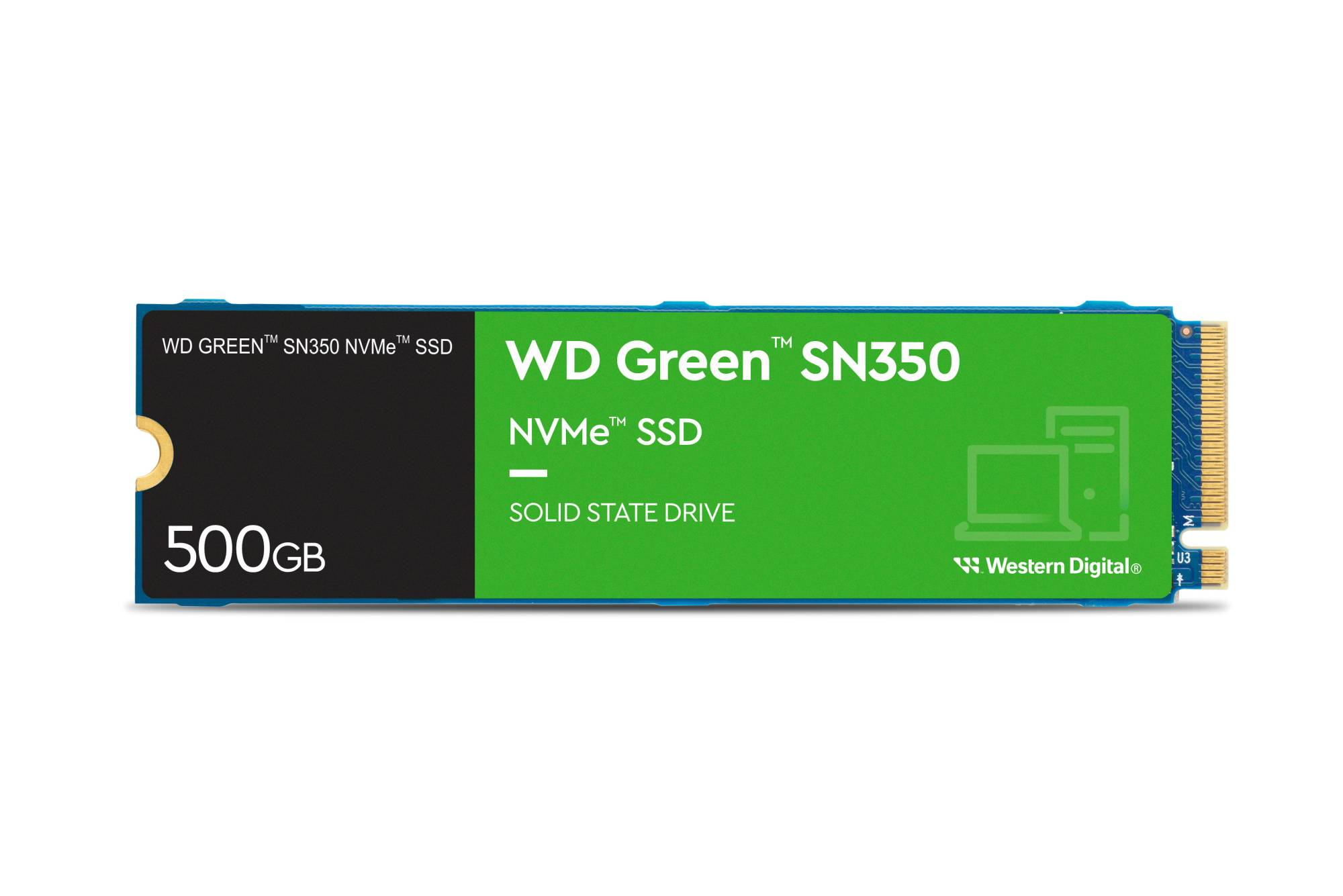 SSD WESTERN DIGITAL Dysk SSD WD Green SN350 WDS500G2G0C (500GB, M.2, PCIe NVMe 3.0 x4)-0