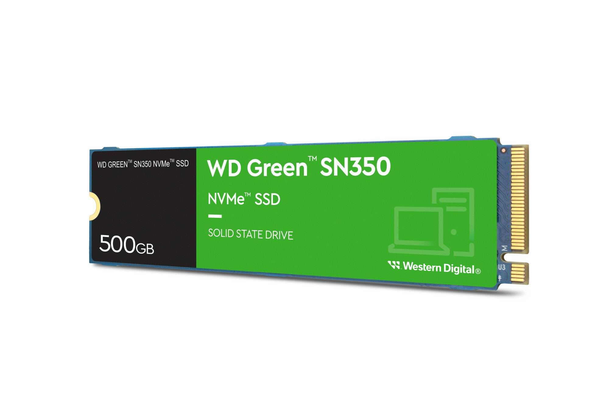 SSD WESTERN DIGITAL Dysk SSD WD Green SN350 WDS500G2G0C (500GB, M.2, PCIe NVMe 3.0 x4)-4