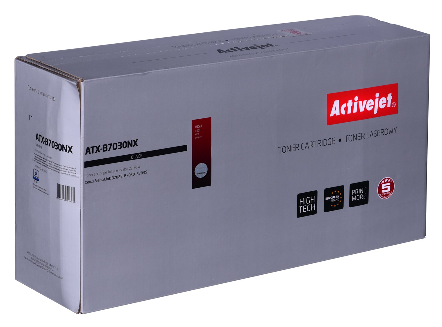 Toner ACTIVEJET ATX-B7030NX (Zamjena za XEROX 106R03396, Supreme, 30000 stranica, crna)