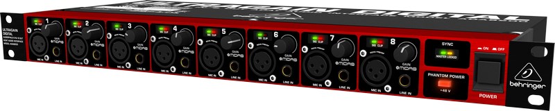 Audio konverter BEHRINGER ADA8200 (8 kanala, 10 - 24000 Hz)-1