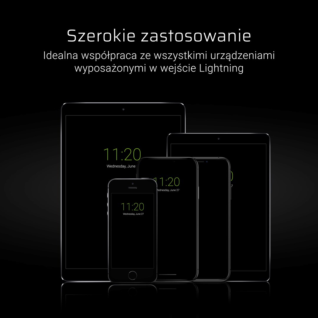 Green Cell KABGC02 kabel lightning 0.25 m crni (USB A, ravni konektor, maksimalna brzina prijenosa podataka 480 Mbit/s)-3