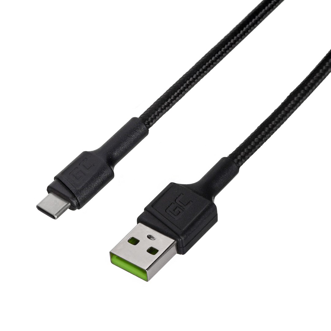 USB kabel GREEN CELL KABGC30 (USB 2.0, 1.2 m, USB C, crna)