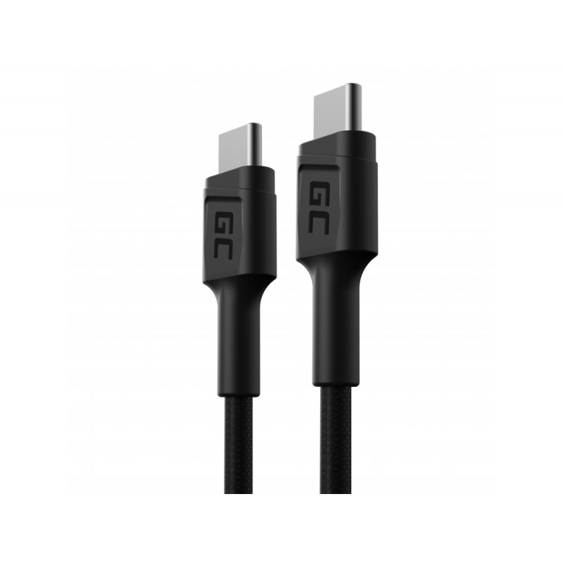 USB kabel Green Cell KABGC31 (USB 2.0, 0.3 m, USB C, crna)-0