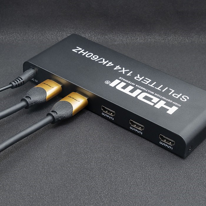Qoltec 51799 Active HDMI Splitter 4 x HDMI 4K x 2K | 6Gb/s | 60Hz-2